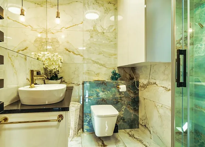 Luksusowy Ametyst Z Prywatna Sauna 아파트 *